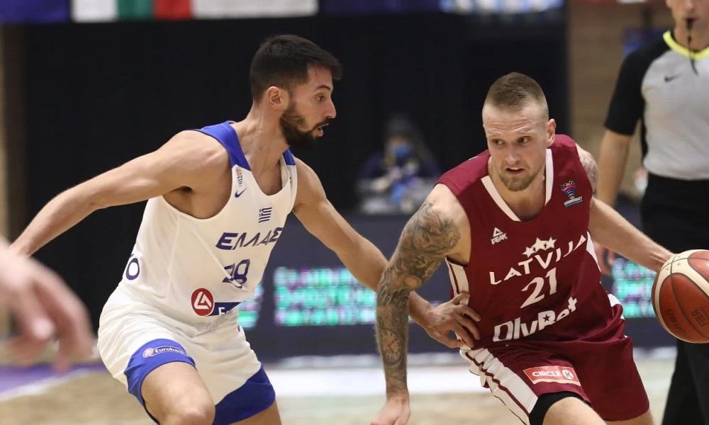 Ευρωμπάσκετ 2022: Ήττα 66-77 της Εθνικής από τη Λετονία